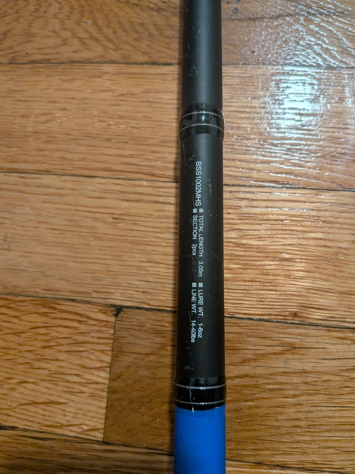 Caña de pescar Daiwa Beefstick caña de surf secciones = 2 líneas con peso 14-40. Longitud 3,05 m. Foto 3 de 3