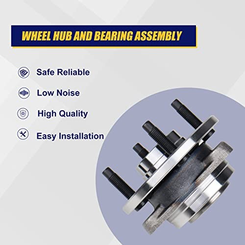 513205 Front Wheel Hub and Bearing Assembly 4 Lug Without ABS Compatible with - Picture 3 of 9