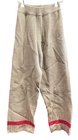 Oh Hey Girl Beige Knit Trousers with Stripe On Bottom Size M SW188