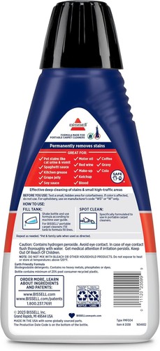 Bissell Spot & Stain + Oxy Cleaner Formula 32oz for Portable Machines - Picture 4 of 10