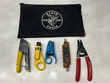Klein Tools Lot Used Crimpers Strippers Tester. Electrical Tools