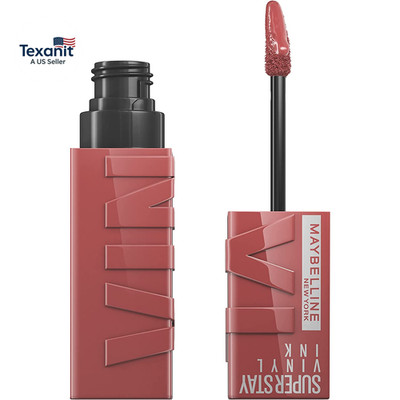 Super Stay Vinyl Ink Longwear No-Budge Liquid Lipcolor Makeup, Highly Pigmented