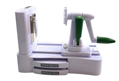 Veggetti Pro Spiralizer With Blades For Thin & Thick Spiral Cuts & Ribbon Cuts