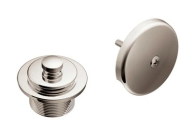 Moen T90331NL 1-1/2  Threaded Tub Drain Kit With Push-N-Lock Drain Assembly READ