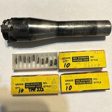 Valenite Tru-trac Insertable Milling Cutter . C-vmtp-150r-r8 R8 Shank Valenite Tru-trac Insertable Milling Cutter . C-vmtp-150r-r8 R8 Shank