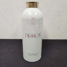 Vintage NEW PS Design By Paul Sebastian Luxury Body Talc Powder 4.5 Oz