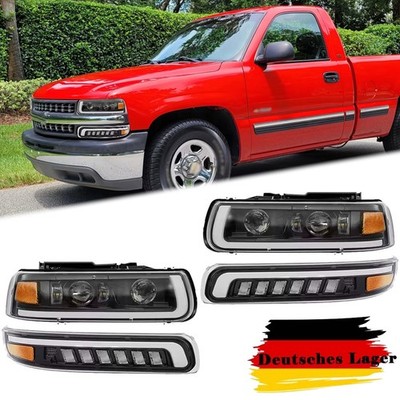 LED Stoßstanger Scheinwerfer Für Chevrolet Silverado 1999-2002 Suburban 2000-06