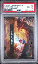 2025 RIFTBOUND: LEAGUE OF LEGENDS OGN-WORLDS BUNDLE 2025 ASPIRANT'S CLIMB PSA 10