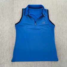 Peter Millar Shirt Womens Medium Blue Chrissi...
