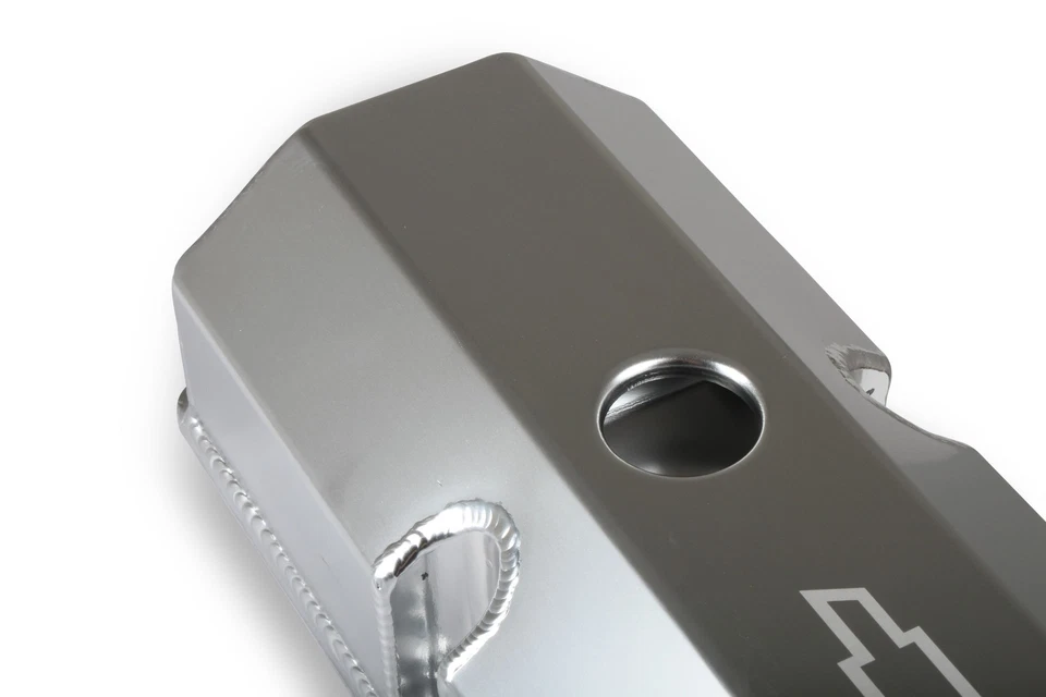 Лицензированная крышка клапана 241-287 Holley GM — серия Track — изготовлена SBC - Изображение 2 из 4