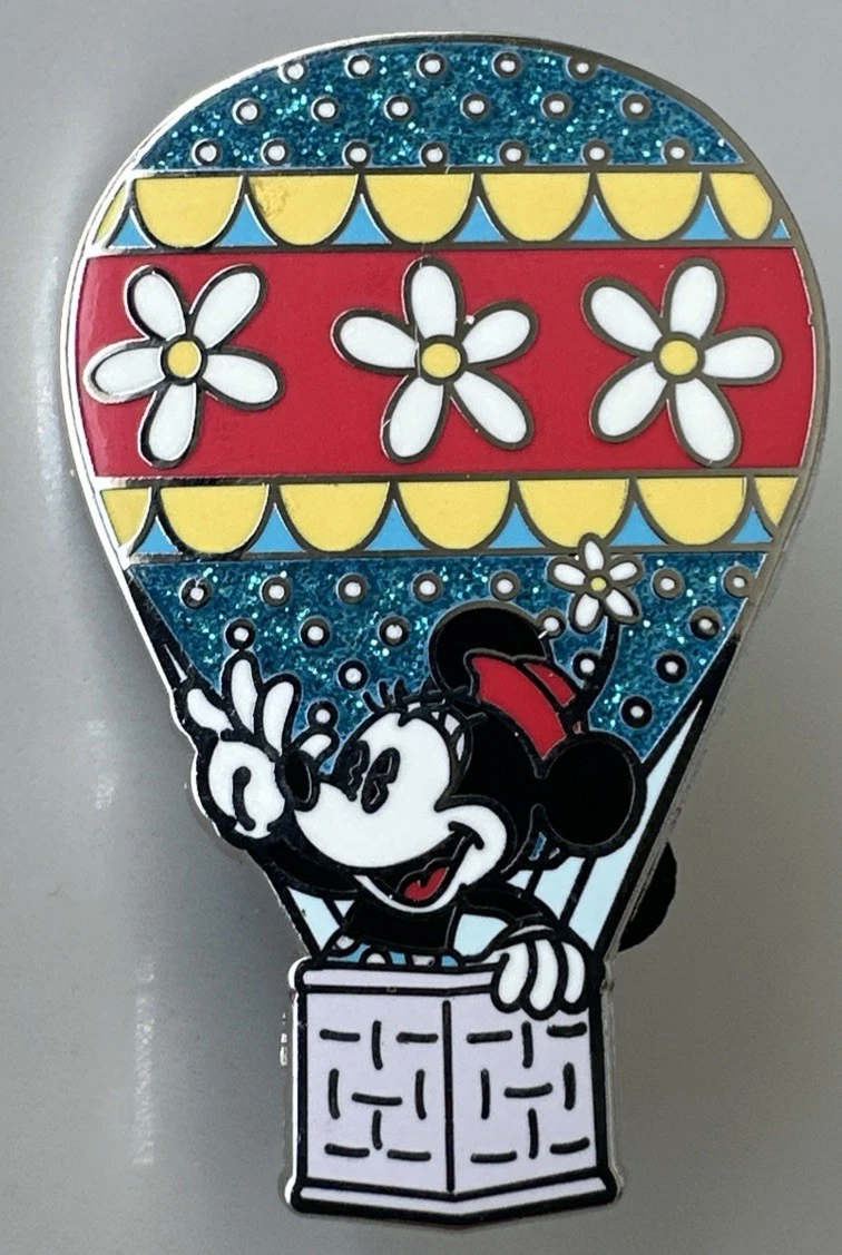WDW Disney Adventure Is Out There Hot Air Balloon 2014 Mystery Pin Minnie Mouse