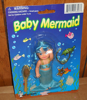 #1409 NOC Good Old Values Baby Mermaid 4'' Doll