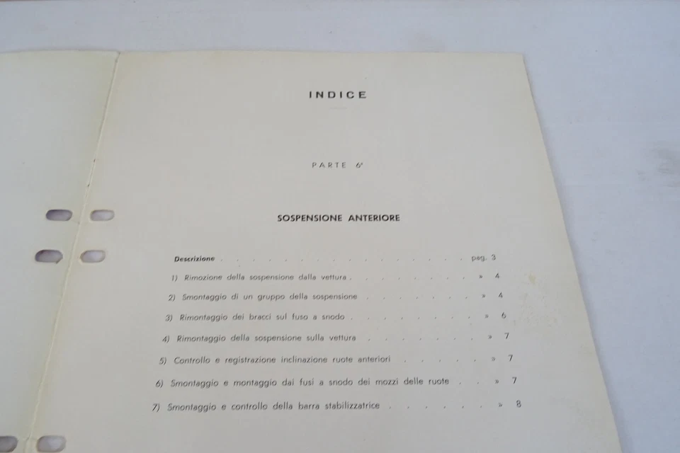 manuale delle riparazioni Alfa Romeo Giulietta Giulietta Sprint sospensione ant. - Immagine 2 di 4