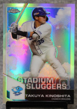 Takuya Kinoshita 2021 Topps NPB Chrome Stadium Sluggers Refractor #SL-7 Dragons