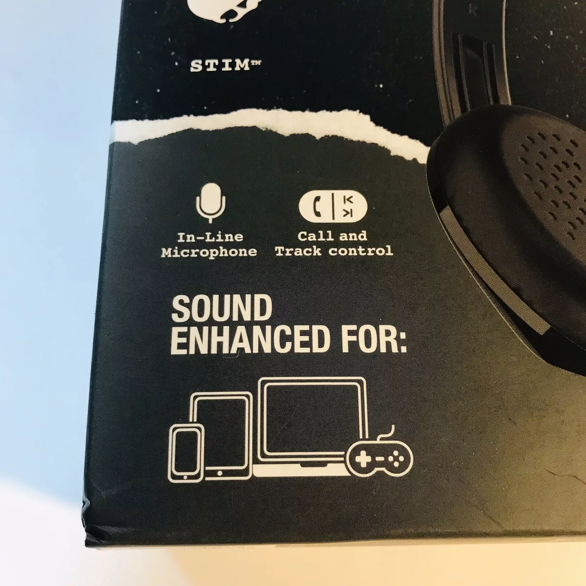 Skullcandy Stim S2LHY K576 Black On Ear Headphones With Mic