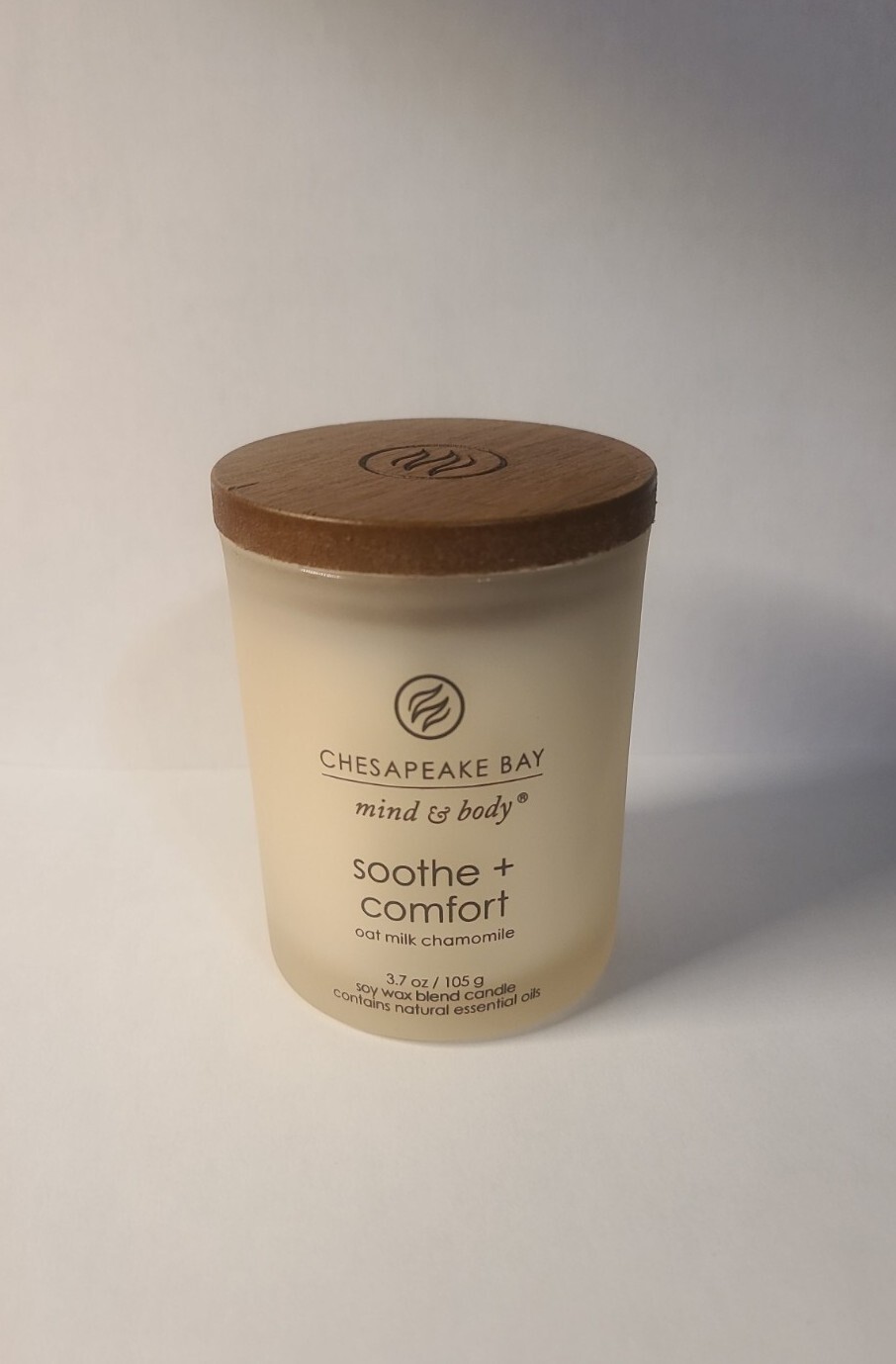 Chesapeake Bay Mind and Body Candles Soothe + Comfort Oat Milk