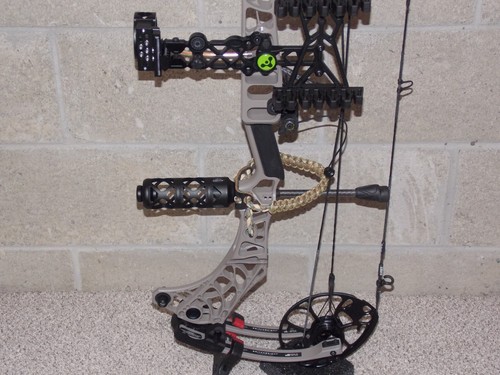 LEFT Hand Loaded Mathews V3X/33 Bow Package- Granite - Many Draw Lengths/Weights - Picture 8 of 11