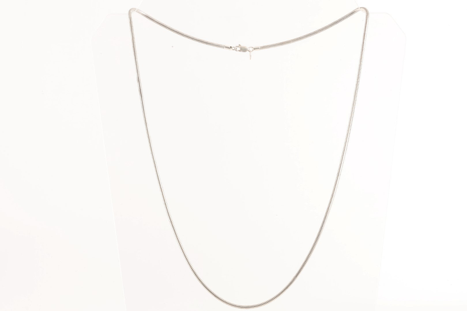 25" Tiffany & Co. 925 Silver Snake Chain Necklace… - image 3