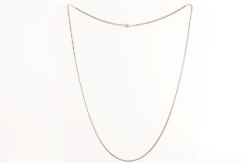 25" Tiffany & Co. 925 Silver Snake Chain Necklace (16.97g.) - Picture 3 of 5