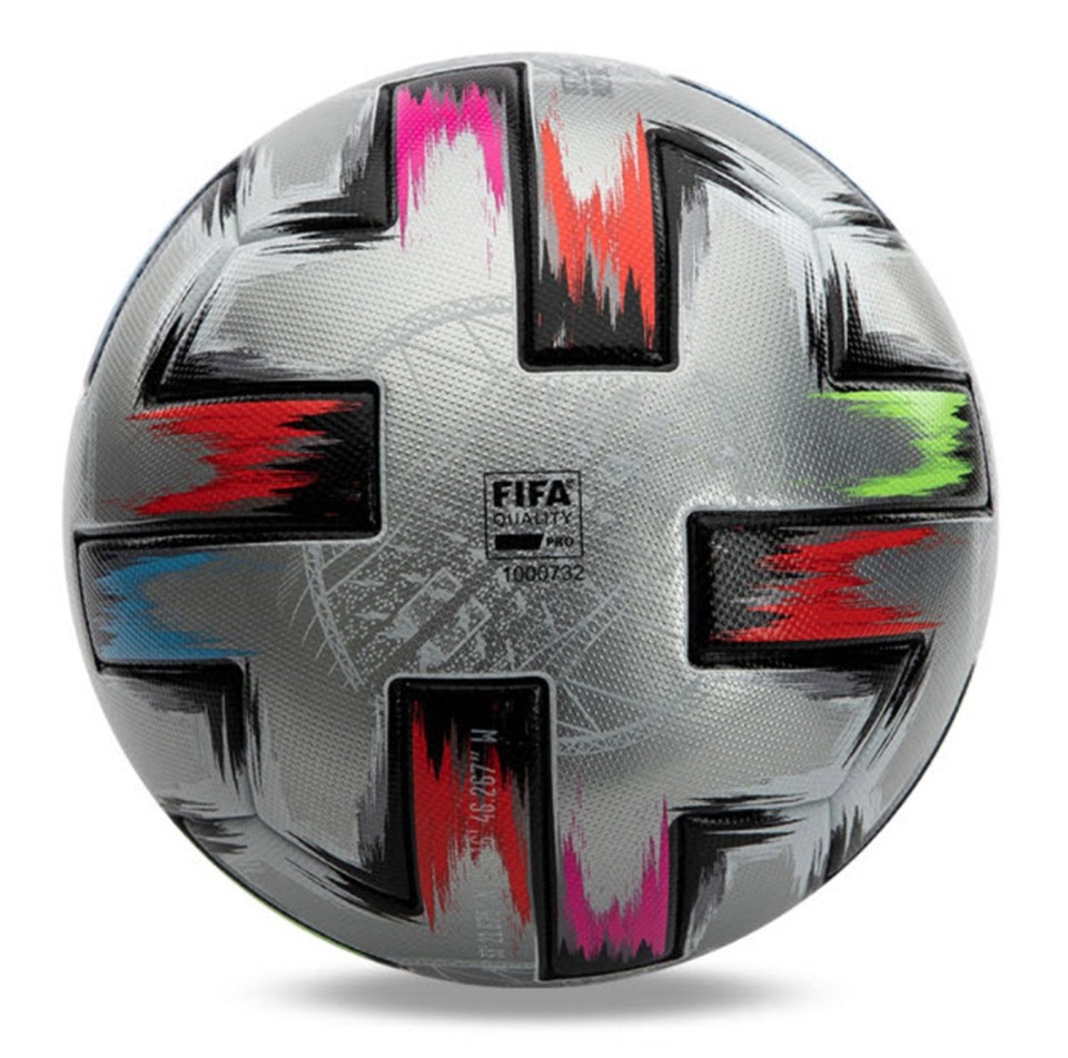 Adidas Unisex UNIFO Finale PRO Soccer Ball Silver OMB Football Game
