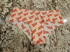 Victoria  s Secret LOGO Smooth Cut NO SHOW Cheekster Tanga Panty