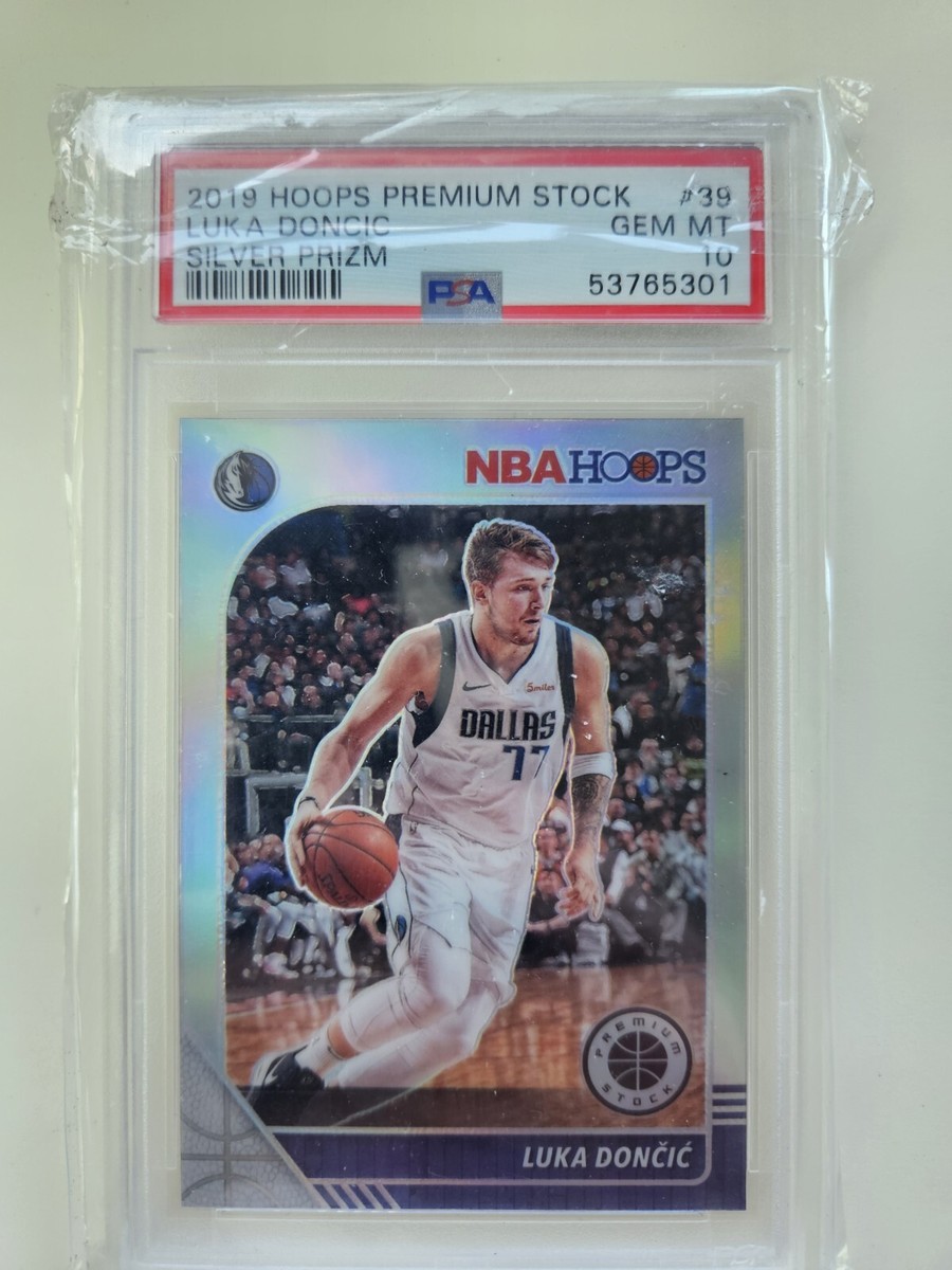 LUKA DONCIC 2019 PANINI HOOPS PREMIUM STOCK 39 SILVER PRIZM LUKA DONCIC 2019 PANINI HOOPS PREMIUM STOCK 39 SILVER PRIZM