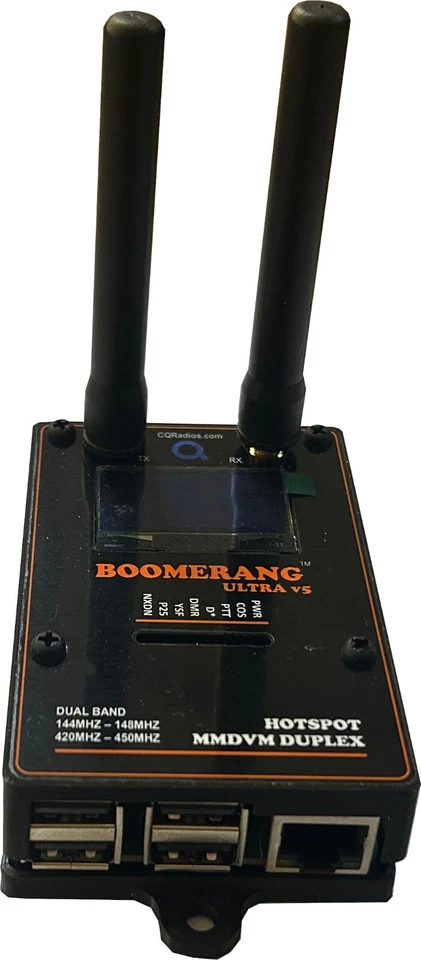DMR Hotspot Duplex MMDVM TS1 & TS2 UHF Display Ethernet WIFI Boomerang ULTRA - Imagem 4 de 4
