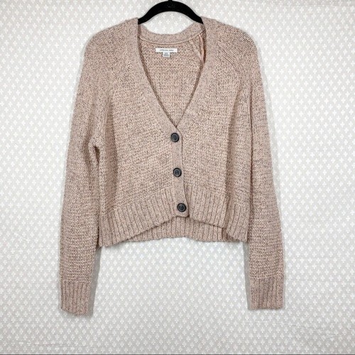 American Eagle Women Cardigan Sz S Pink 