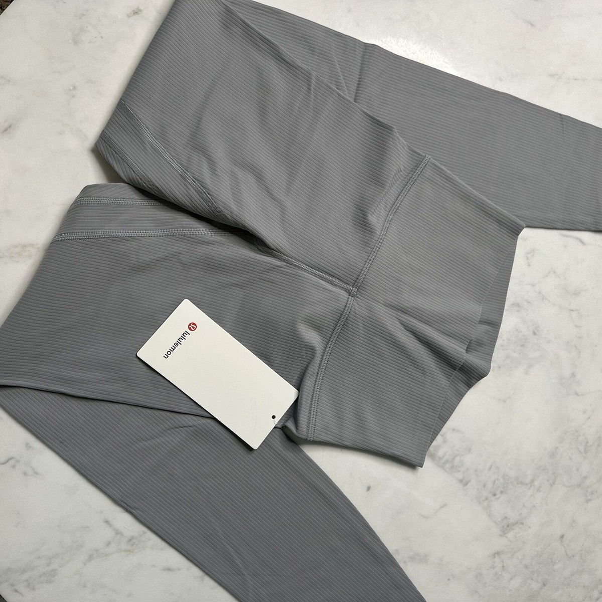 Lululemon Align Ribbed HR Pant 28” - Rhino Grey / Size 6 | eBay