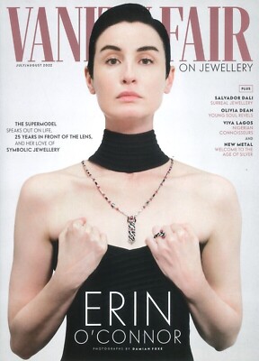 Vanity Fair Jewellery Magazine, Erin O'Connor, Francesca Grima, August 2022