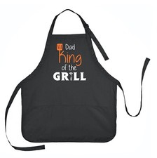 Dad King of the Grill Apron, Dad Grilling Apron, Grilling Apron for Dad