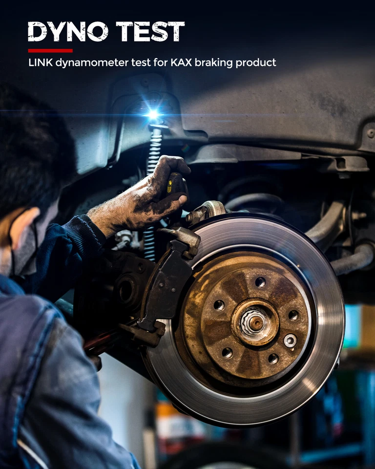 Par de pastillas de freno de rotores traseros para Jeep Wrangler 2003-2006 Jeep Liberty 2003-2007 Foto 3 de 4