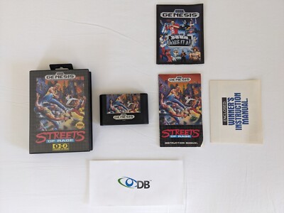 Sega Genesis - Streets of Rage - Truly 100% Complete | eBay