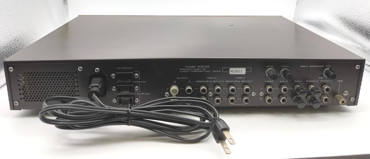 LUXKIT A3032 Control Amplifier Vintage 1976 Luxman Preamp LUXKIT A3032 Control Amplifier Vintage 1976 Luxman Preamp