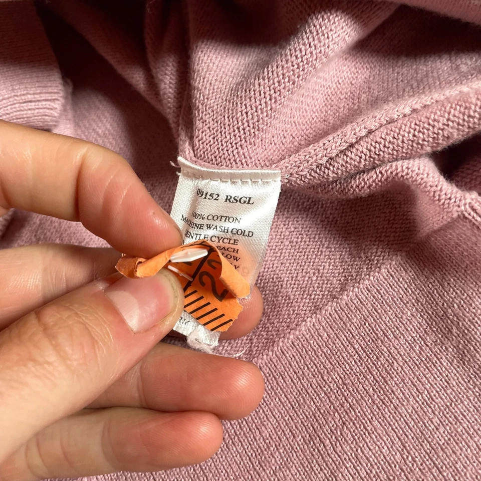 Cárdigan Chadwicks Mujer Extra Grande Pequeño Rosa Suéter Cuello en V Top Damas Foto 4 de 4