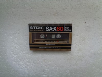 Vintage Audio Cassette TDK SA-X 60 * Rare From Japan 1982 *
