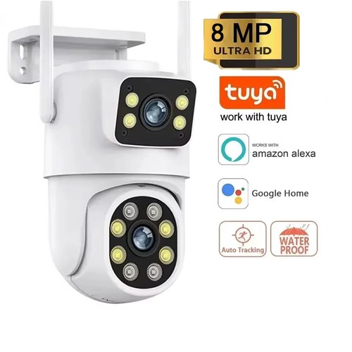 Tuya 4K 8MP Smart WIFI Camera Ai Human Auto Tracking Outdoor PIR Human Detection - Picture 19 of 25