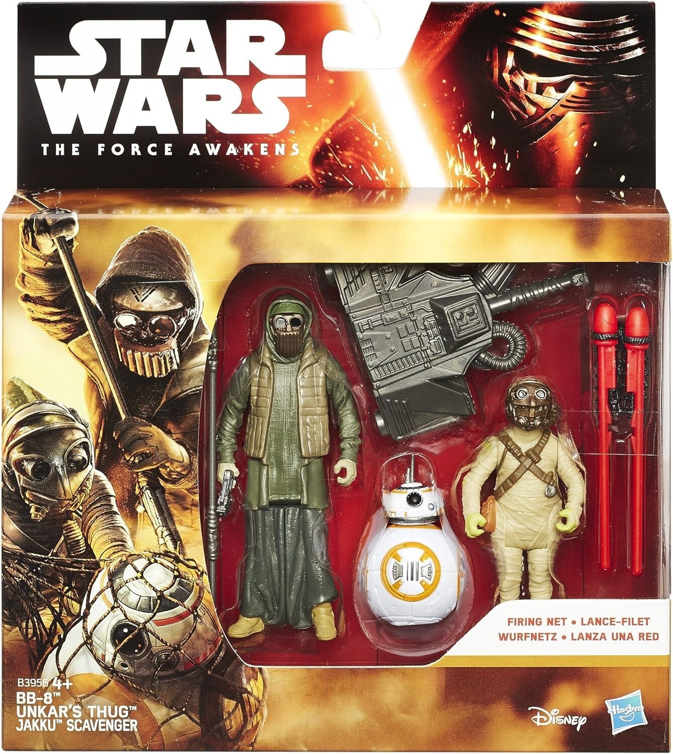 Star Wars The Force Awakens 3.75-Inch Desert Mission BB-8 & Unkar's Thug Figure