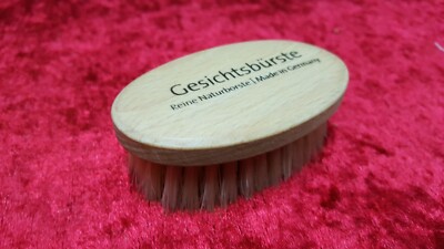  Gesichtsbürste oval Borste Massagebürste Trockenmassage Peelingbürste 