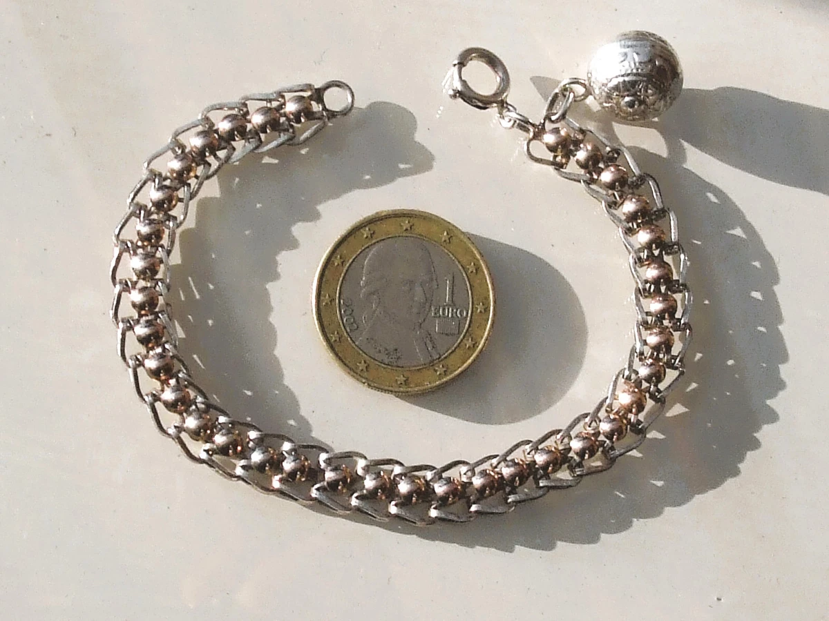 Bracelet Homme Luxe De Personnalité De Style Rétro Tissés à La Main En Argent Pur S925