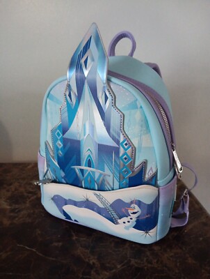 DISNEY Loungefly/ Frozen Princess Castle Mini Backpack/ Faux Leather/NEW  W/TAGS!