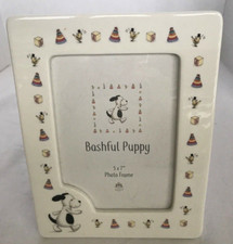 Jellycat Bashful Puppy Picture Photo Frame Boxed Brand New for 5" x 7"