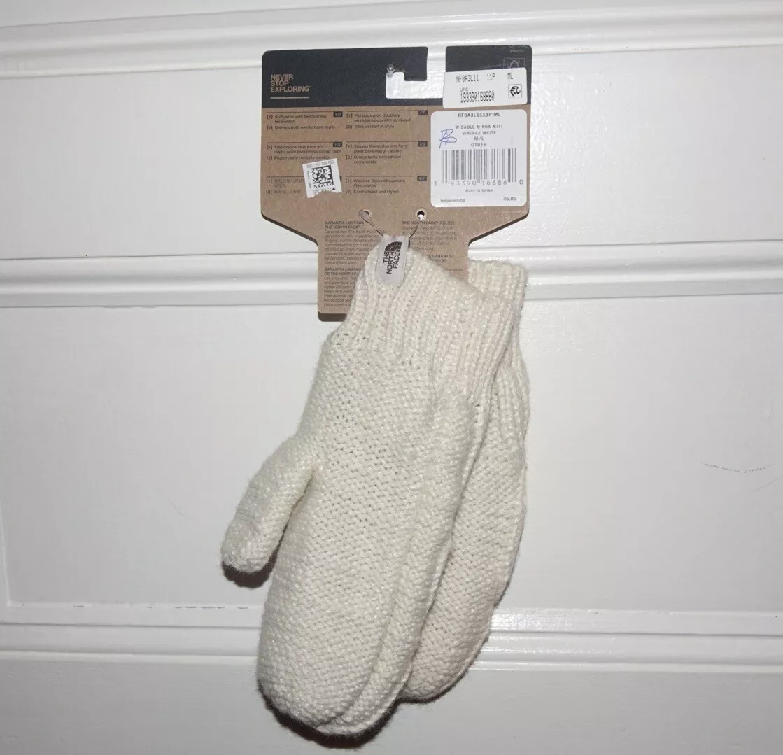 The North Face Cable Minna Mitt Gloves Size M L eBay