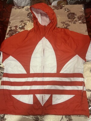 Adidas Originals Big Trefoil Windbreaker track Jacket (FM7076
