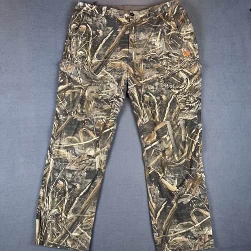 Game Winner Camo Cargo Pants Mens XL 40x31 Realtree Max 5 Camouflage Flex Waist - Picture 2 of 11