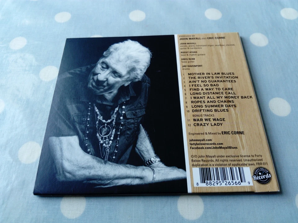 John Mayall Find A Way To Care 12 Track Card Sleeve CD (US Only/2 Bonus Tracks) Foto 3 de 3
