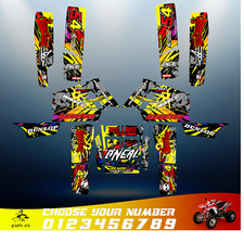 Yamaha Banshee 350 full graphics kit stickers decals atv  