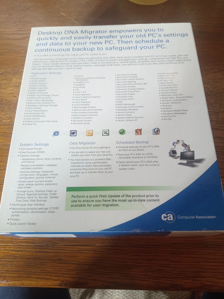 Computer Associates Desktop® DNA Migrator Professional 4.7 - Image 2 of 4