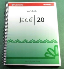 Husqvarna Viking Jade 20 Instruction Manual: 52 Pages & Protective Covers!