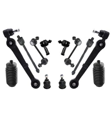 12 Pc Lower Control Arm Tie Rods Sway Bar Bellow Boots for Chrysler Mitsubishi